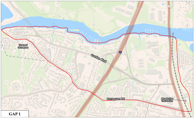 Map of Gap Area 1