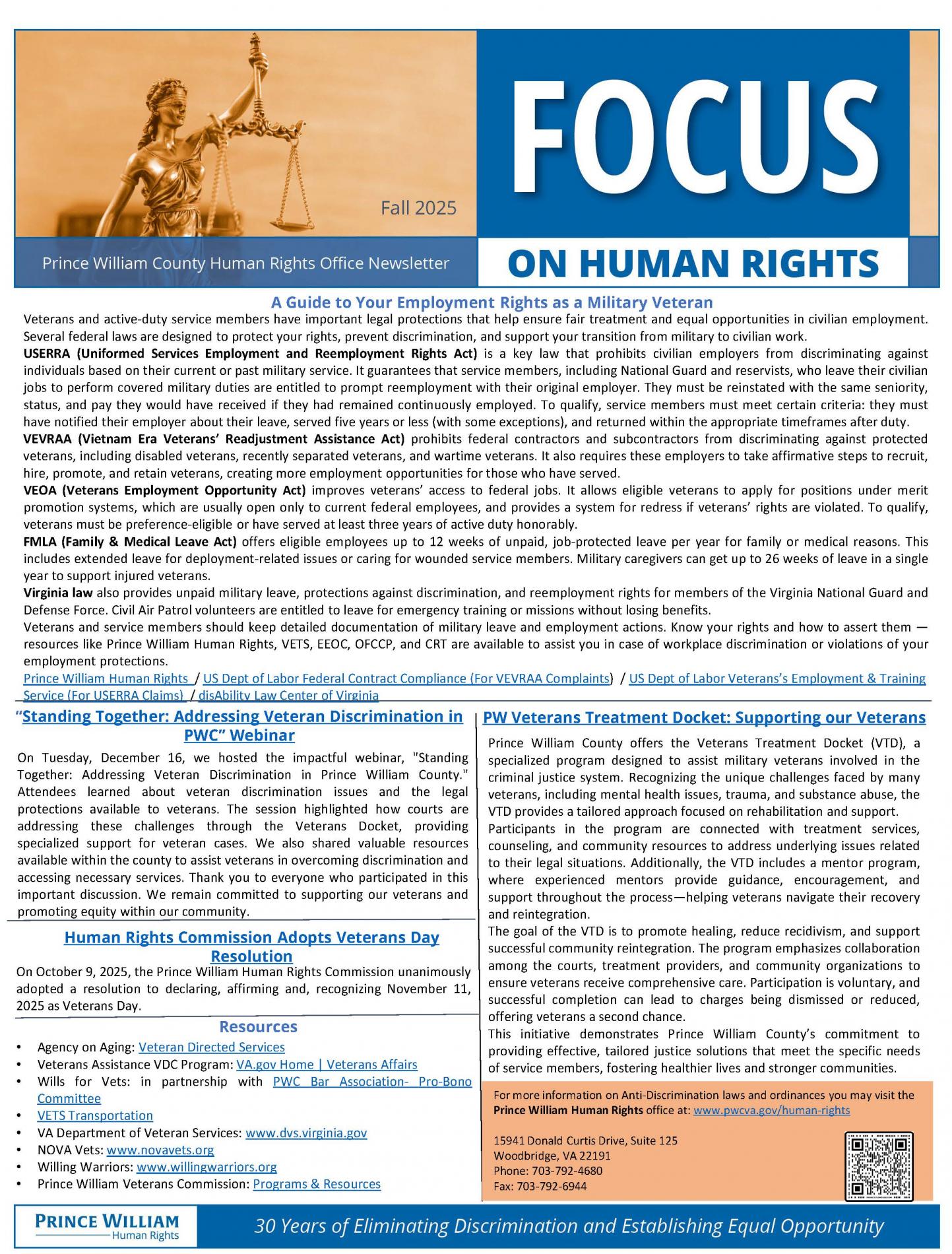 HR Newsletter Fall 2025